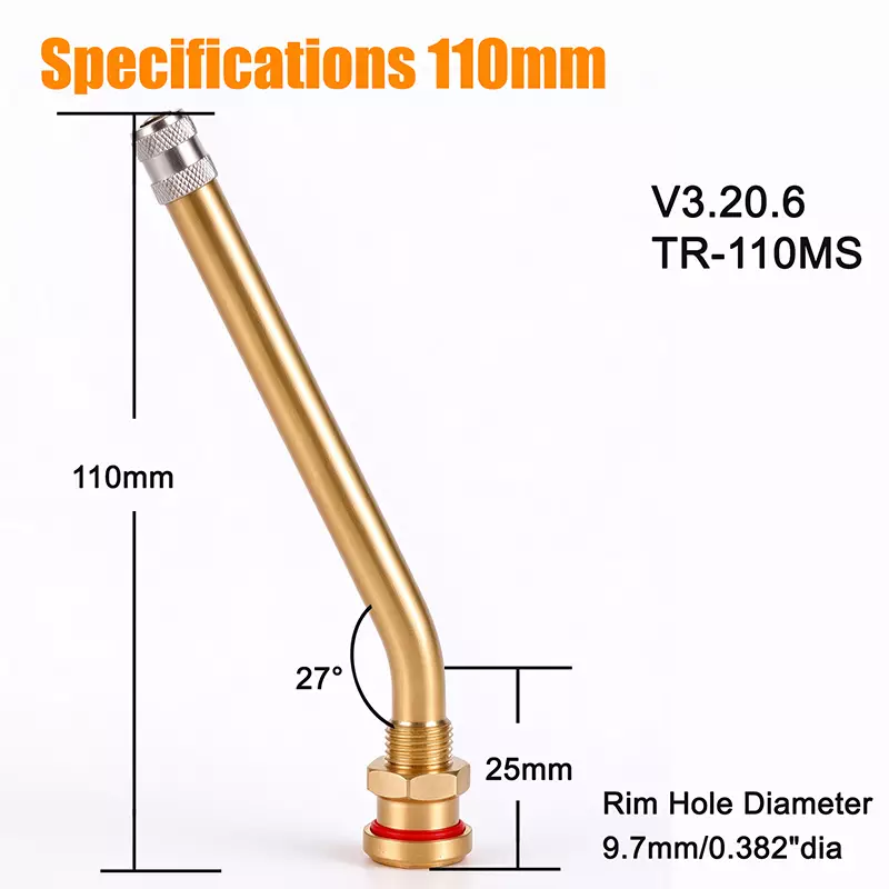 V3.20.6 Brass Truck Tire Valve Stem