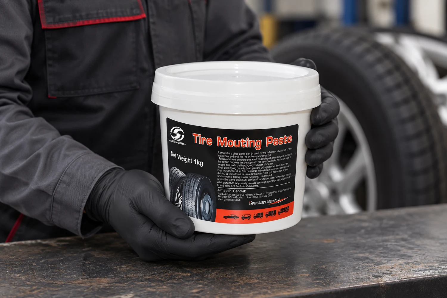 How to choose yellow tire mounting lubricant paste for a shop?
