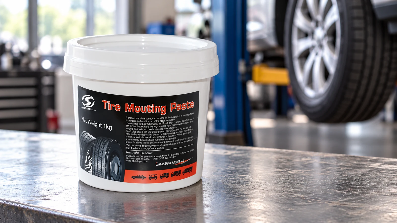 How to choose yellow tire mounting lubricant paste for a shop?